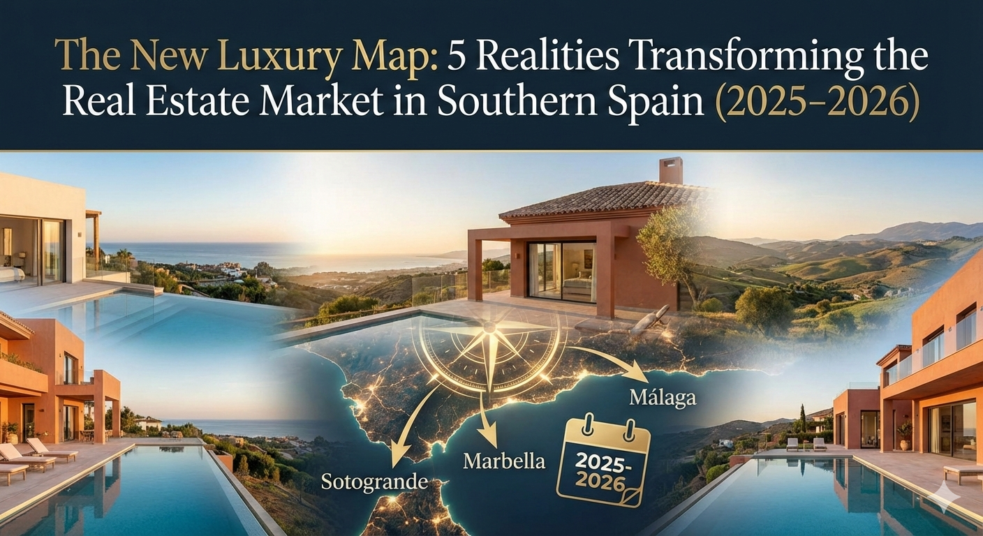The New Luxury Map: 5 Realities Transforming the Real Estate Market in Southern Spain (2025-2026)